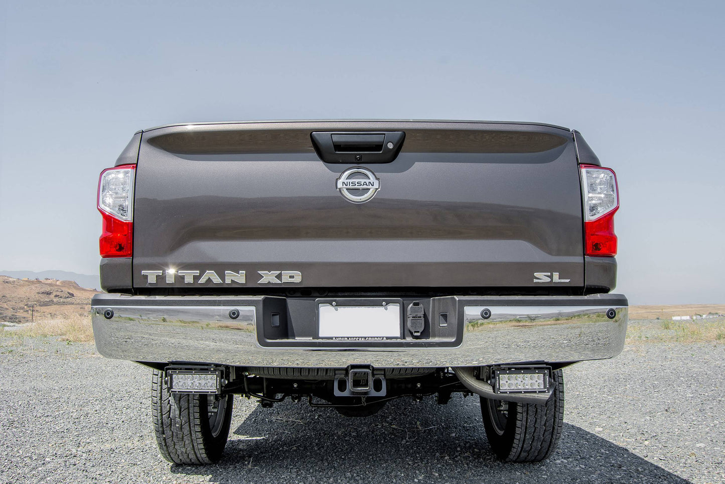ZROADZ Z387581-KIT Black Mild Steel Rear Bumper LED Kit Fits 2016-2019 Nissan Titan