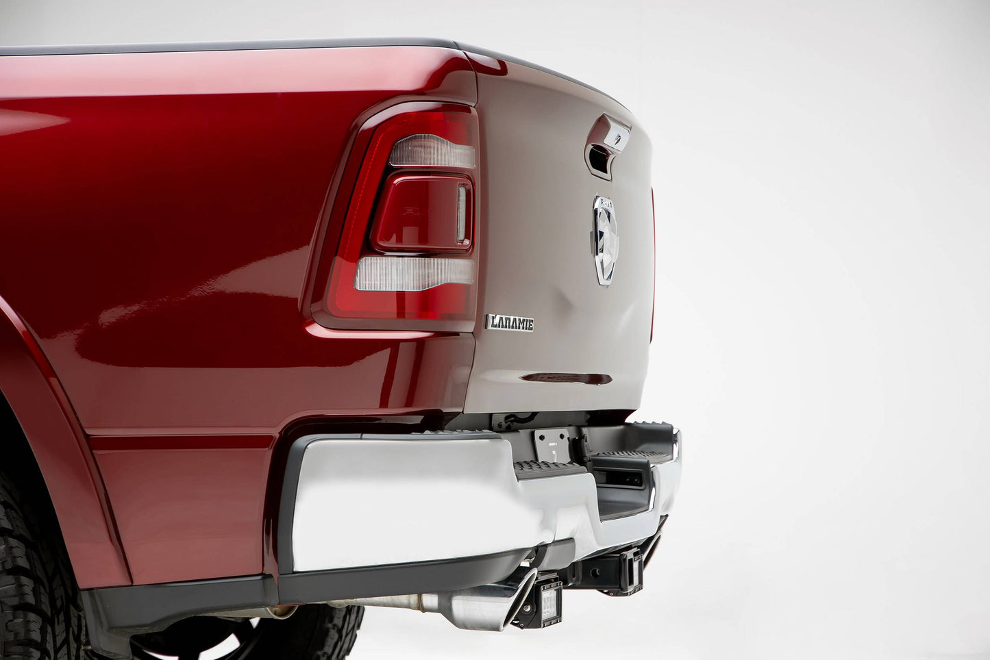 ZROADZ Z384721 Black Mild Steel Rear Bumper LED Bracket Fits 2019-2023 Ram 1500