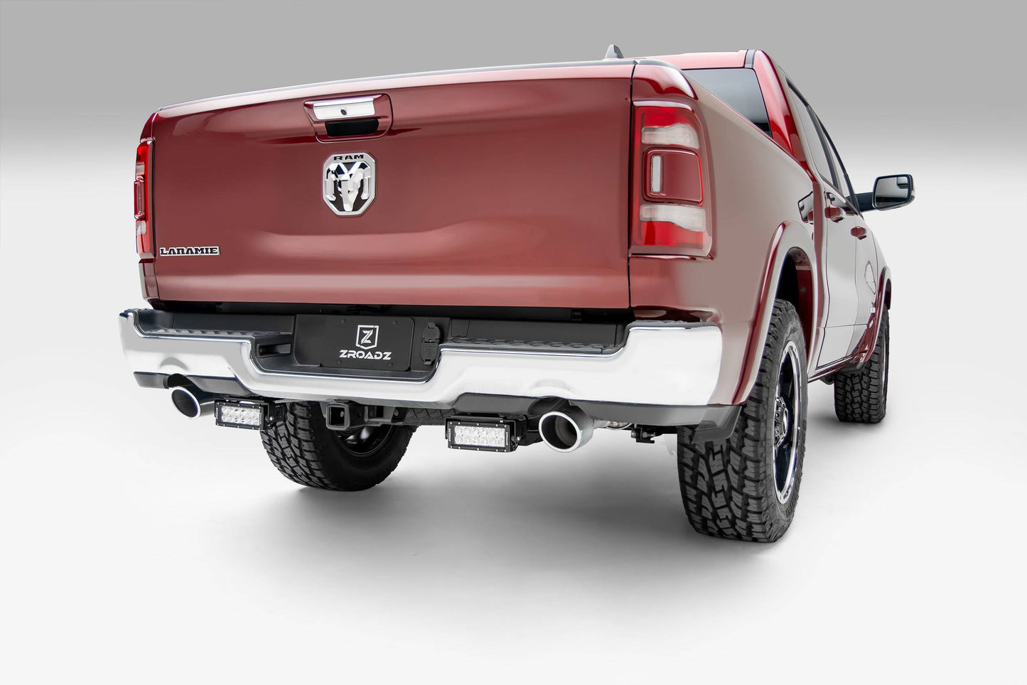ZROADZ Z384721-KIT Black Mild Steel Rear Bumper LED Kit Fits 2019-2023 Ram 1500