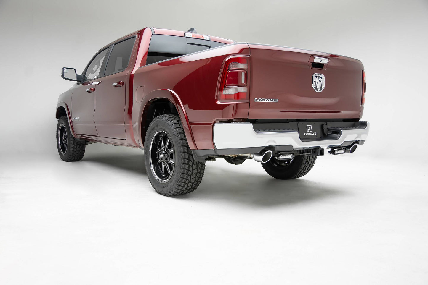 ZROADZ Z384821 Black Mild Steel Rear Bumper LED Bracket Fits 2019-2023 Ram 1500