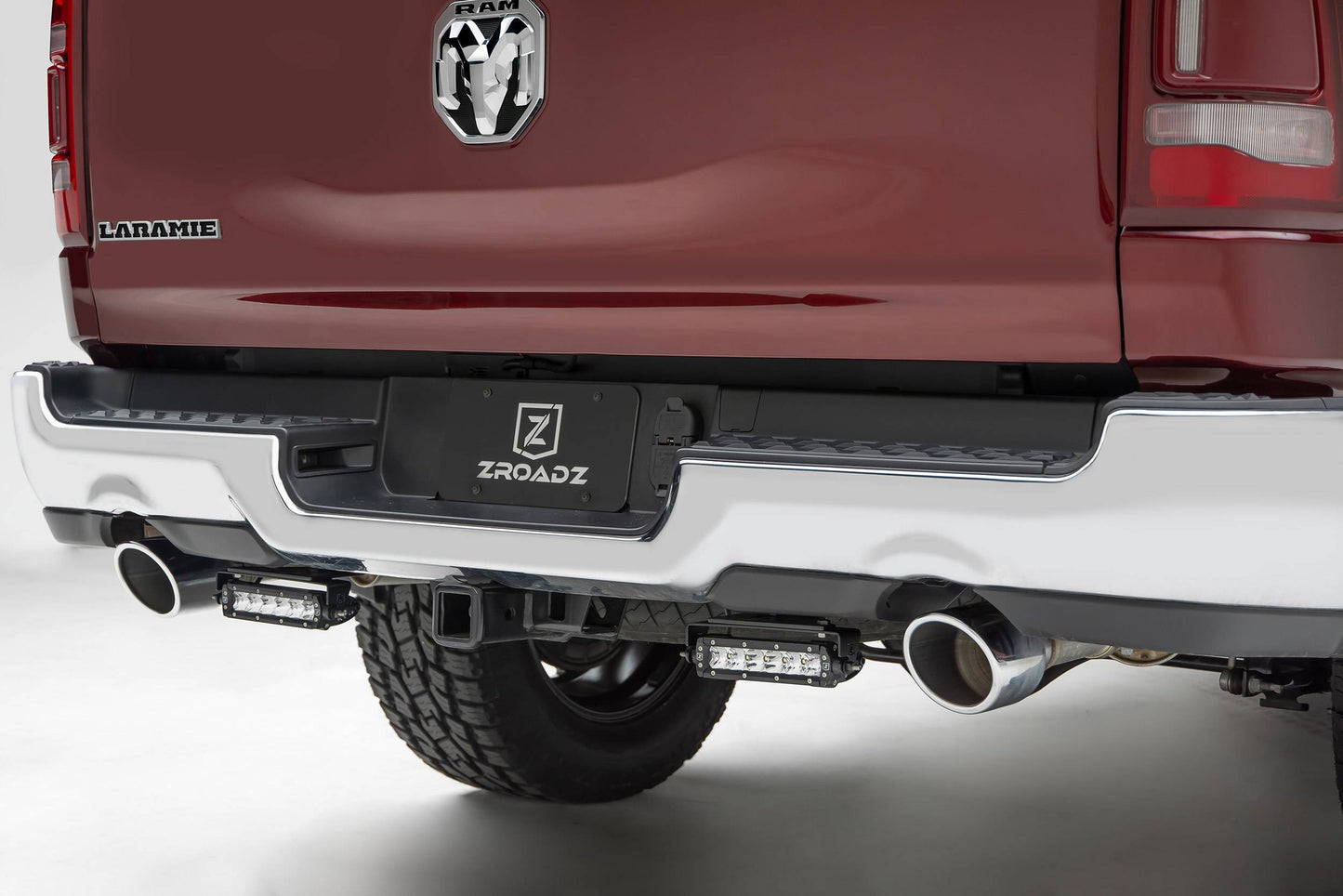ZROADZ Z384821-KIT Black Mild Steel Rear Bumper LED Kit Fits 2019-2023 Ram 1500