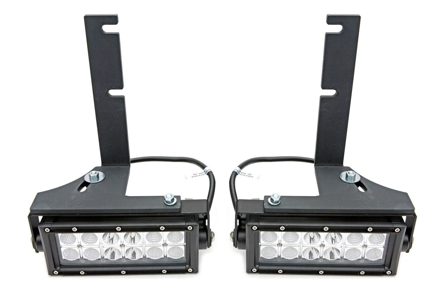 ZROADZ Z384521 Black Mild Steel Rear Bumper LED Bracket Fits 2009-2018 Ram 1500