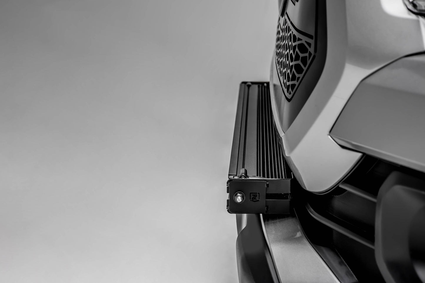 ZROADZ Z329511 Black Mild Steel Front Bumper Center LED Bracket Fits 2018-2023 Toyota Tacoma