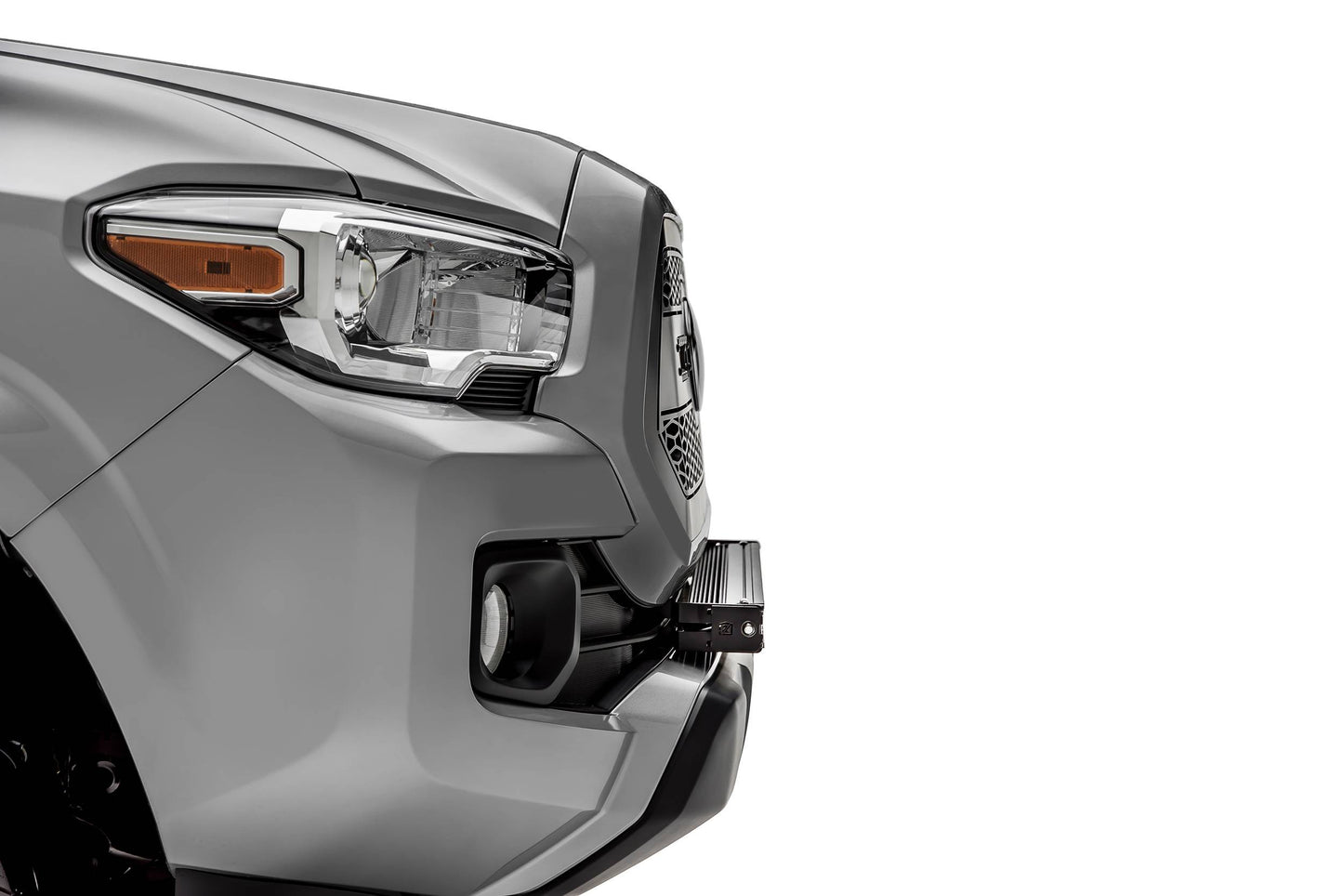 ZROADZ Z329511-KIT-S Black Mild Steel Front Bumper Center LED Kit Fits 2018-2023 Toyota Tacoma