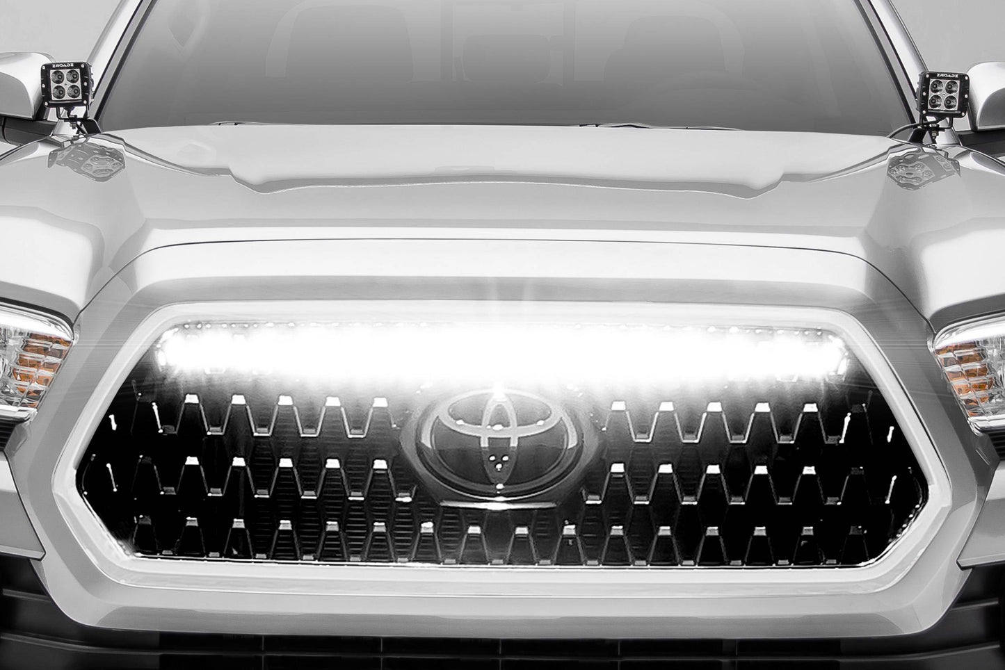 ZROADZ Z419811-KIT Black Stainless Steel OEM Grille LED Kit Fits 2018-2023 Toyota Tacoma TRD Sport Tacoma TRD Off-Road
