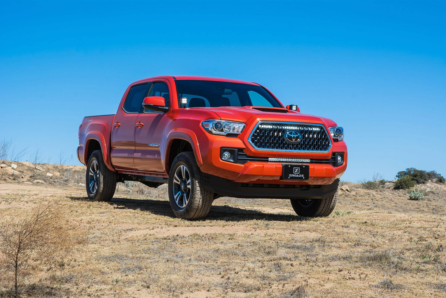 ZROADZ Z419811-KIT Black Stainless Steel OEM Grille LED Kit Fits 2018-2023 Toyota Tacoma TRD Sport Tacoma TRD Off-Road