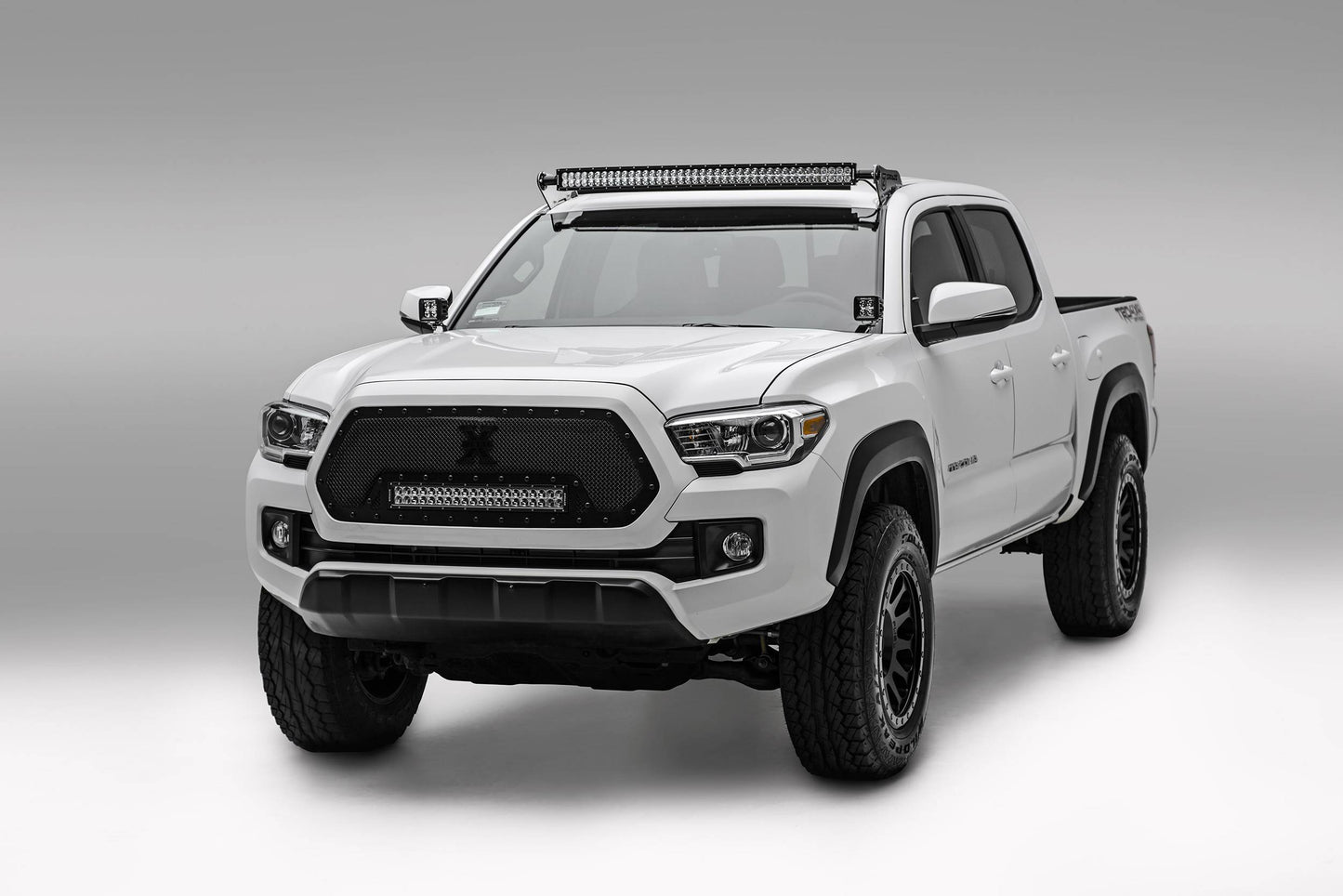 ZROADZ Z339401-KIT-C Black Mild Steel Front Roof LED Kit Fits 2005 -2023 Toyota Tacoma