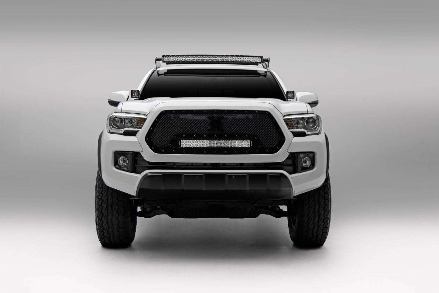 ZROADZ Z339401-KIT-C Black Mild Steel Front Roof LED Kit Fits 2005 -2023 Toyota Tacoma