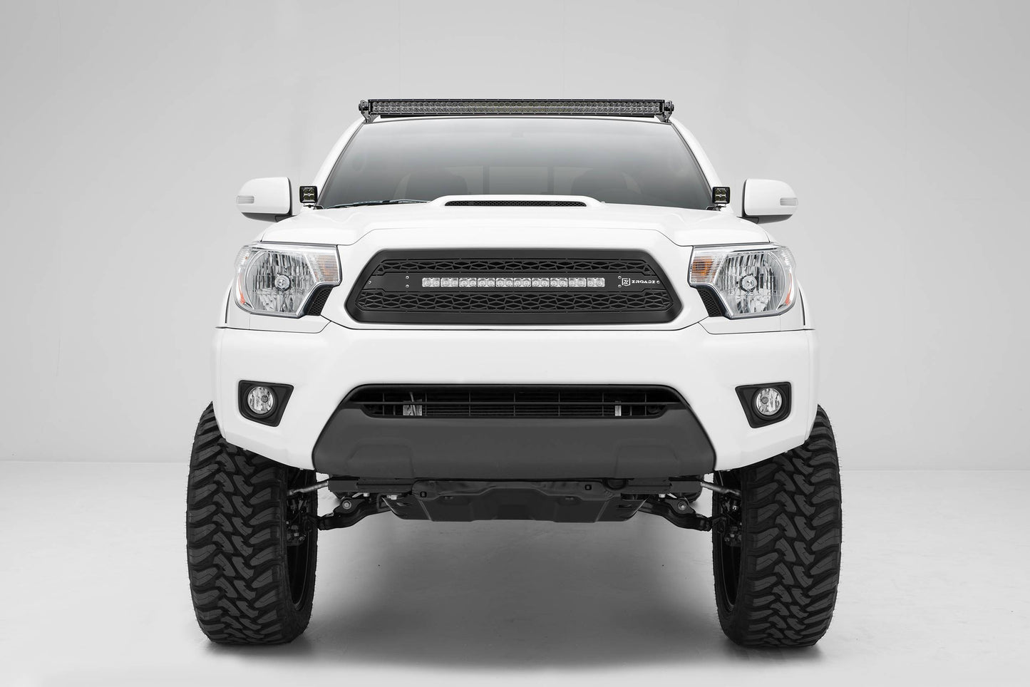 ZROADZ Z369381-KIT2 Black Mild Steel Hood Hinge LED Kit Fits 2005-2015 Toyota Tacoma