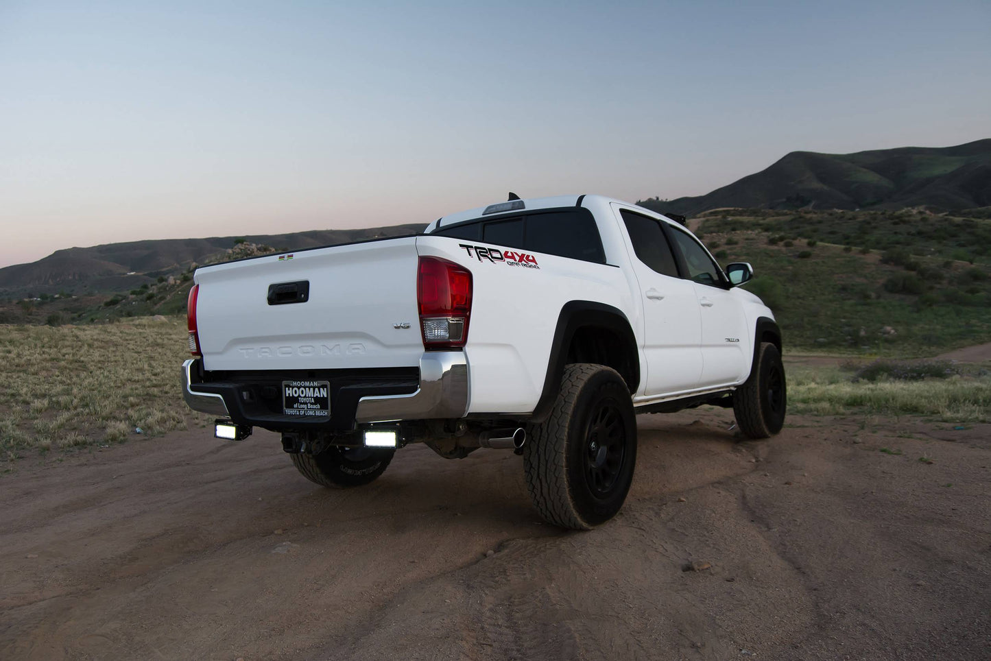 ZROADZ Z389401-KIT Black Mild Steel Rear Bumper LED Kit Fits 2016 -2023 Toyota Tacoma