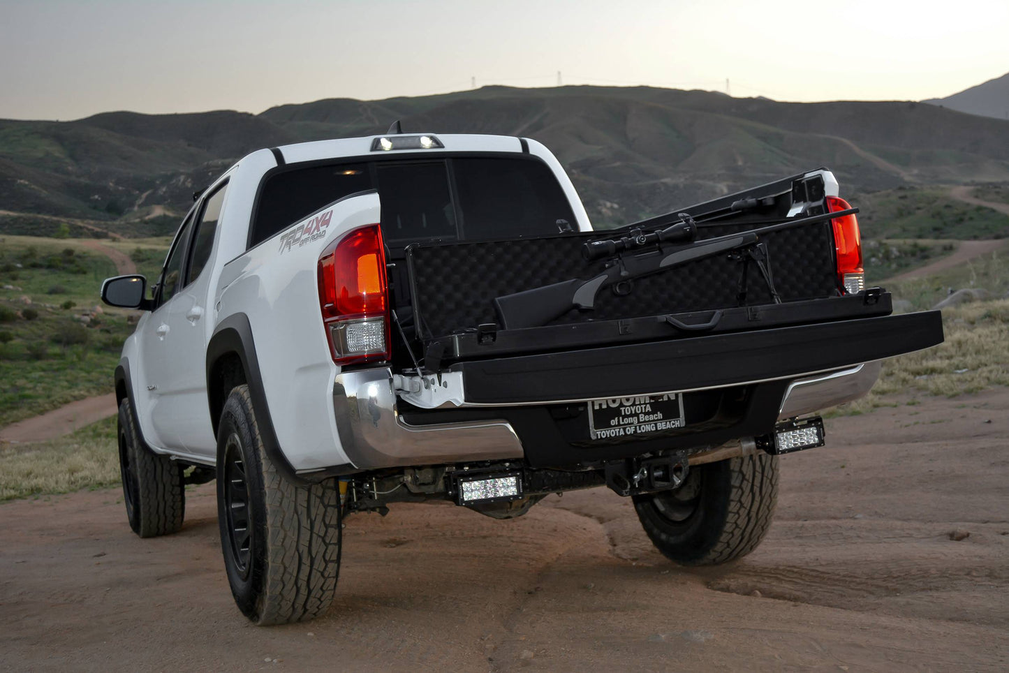 ZROADZ Z389401-KIT Black Mild Steel Rear Bumper LED Kit Fits 2016 -2023 Toyota Tacoma