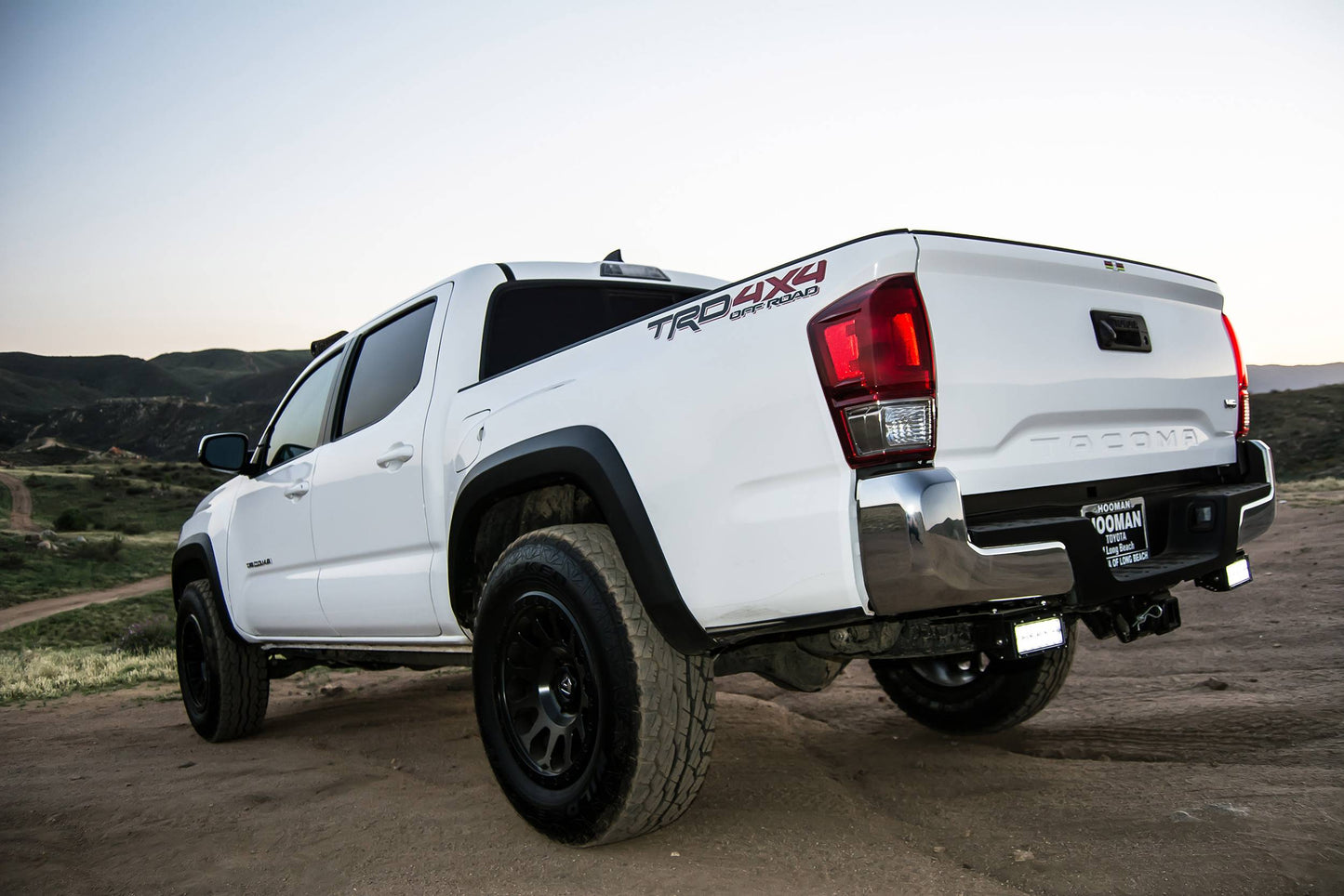 ZROADZ Z389401-KIT Black Mild Steel Rear Bumper LED Kit Fits 2016 -2023 Toyota Tacoma