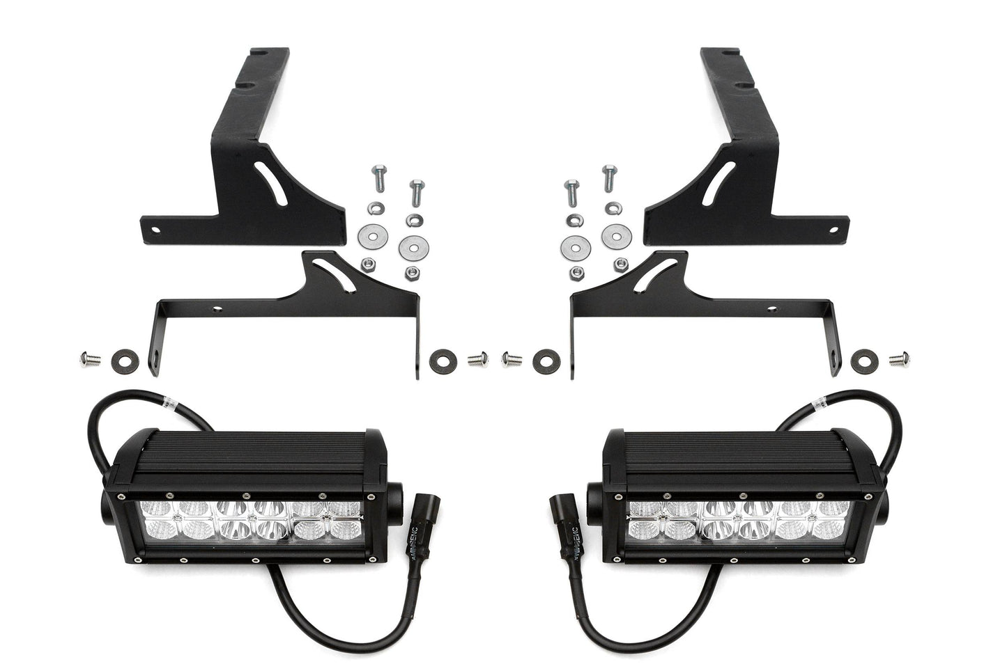 ZROADZ Z389401-KIT Black Mild Steel Rear Bumper LED Kit Fits 2016 -2023 Toyota Tacoma