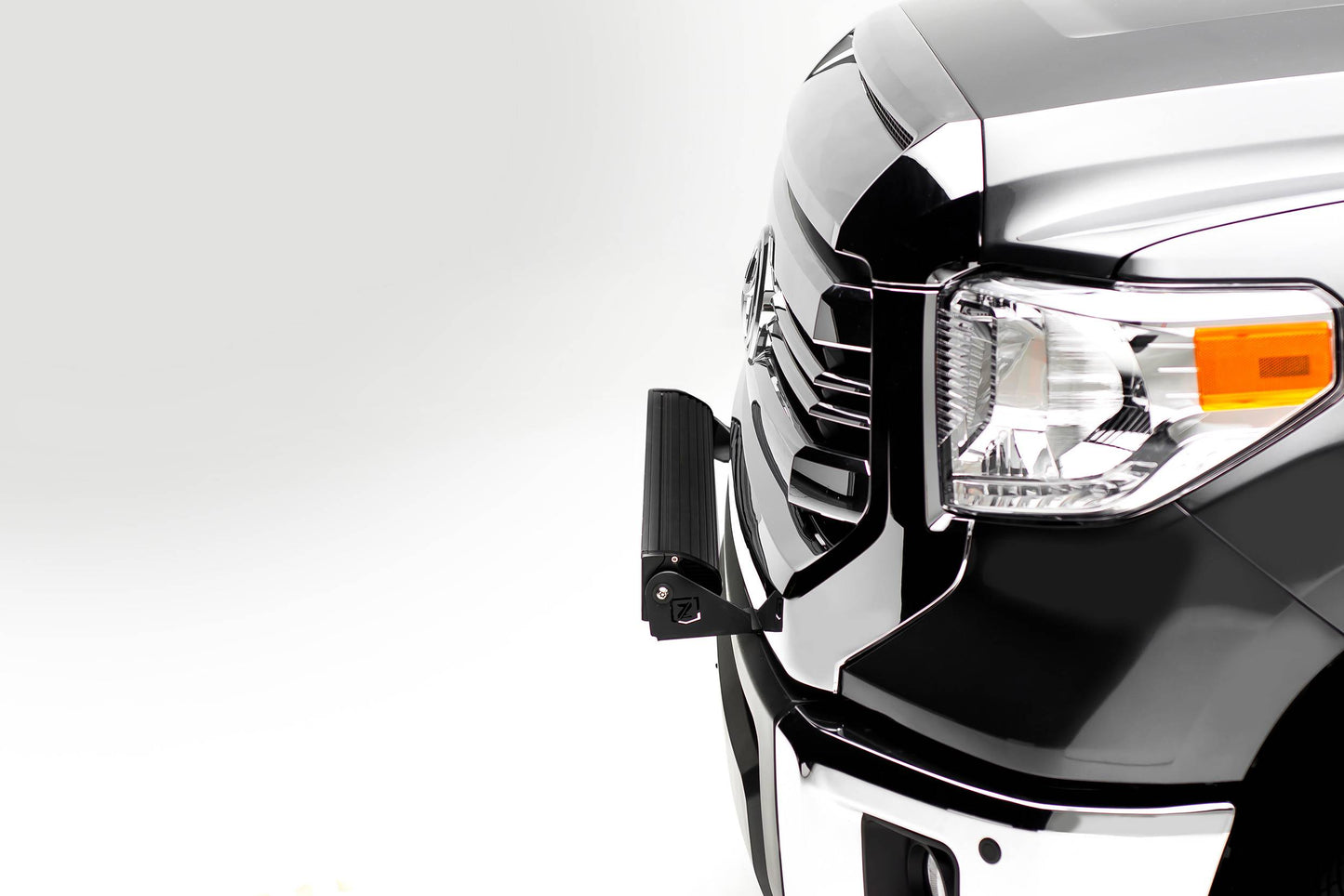 ZROADZ Z329641-KIT Black Mild Steel Front Bumper Top LED Kit Fits 2014-2021 Toyota Tundra