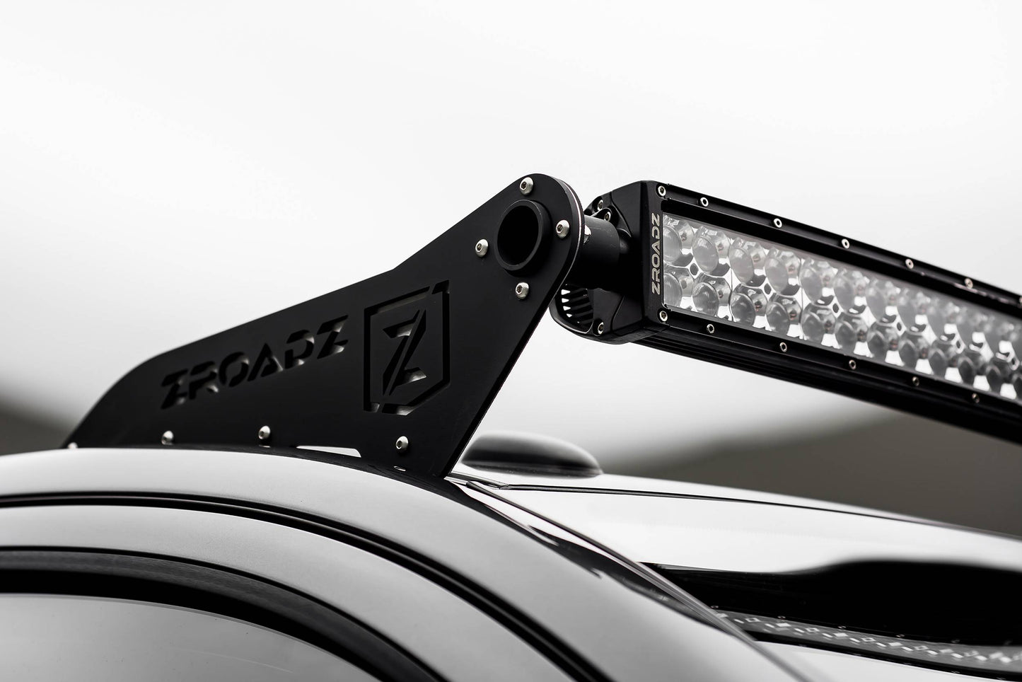 ZROADZ Z339641 Black Mild Steel Front Roof LED Bracket Fits 2007-2021 Toyota Tundra