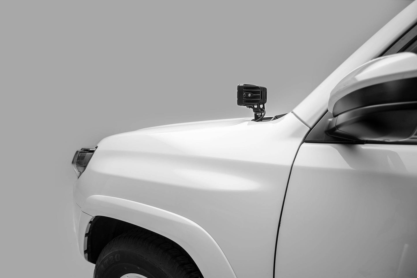 ZROADZ Z369491 Black Mild Steel Hood Hinge LED Bracket Fits 2014-2020 Toyota 4Runner