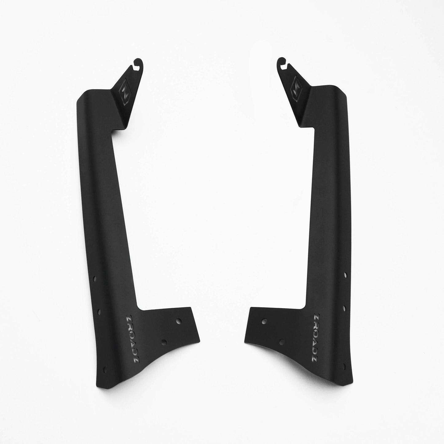 ZROADZ Z374711-KIT Black Mild Steel Front Roof LED Kit Fits 2007-2017 Jeep Wrangler JK Wrangler JKU