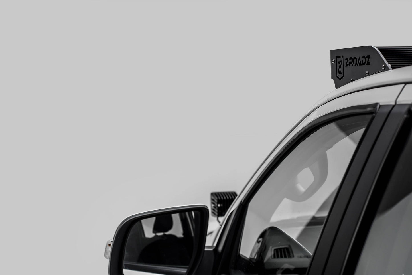 ZROADZ Z335761 Black Mild Steel Front Roof LED Bracket Fits 2015-2018 Ford Ranger T6
