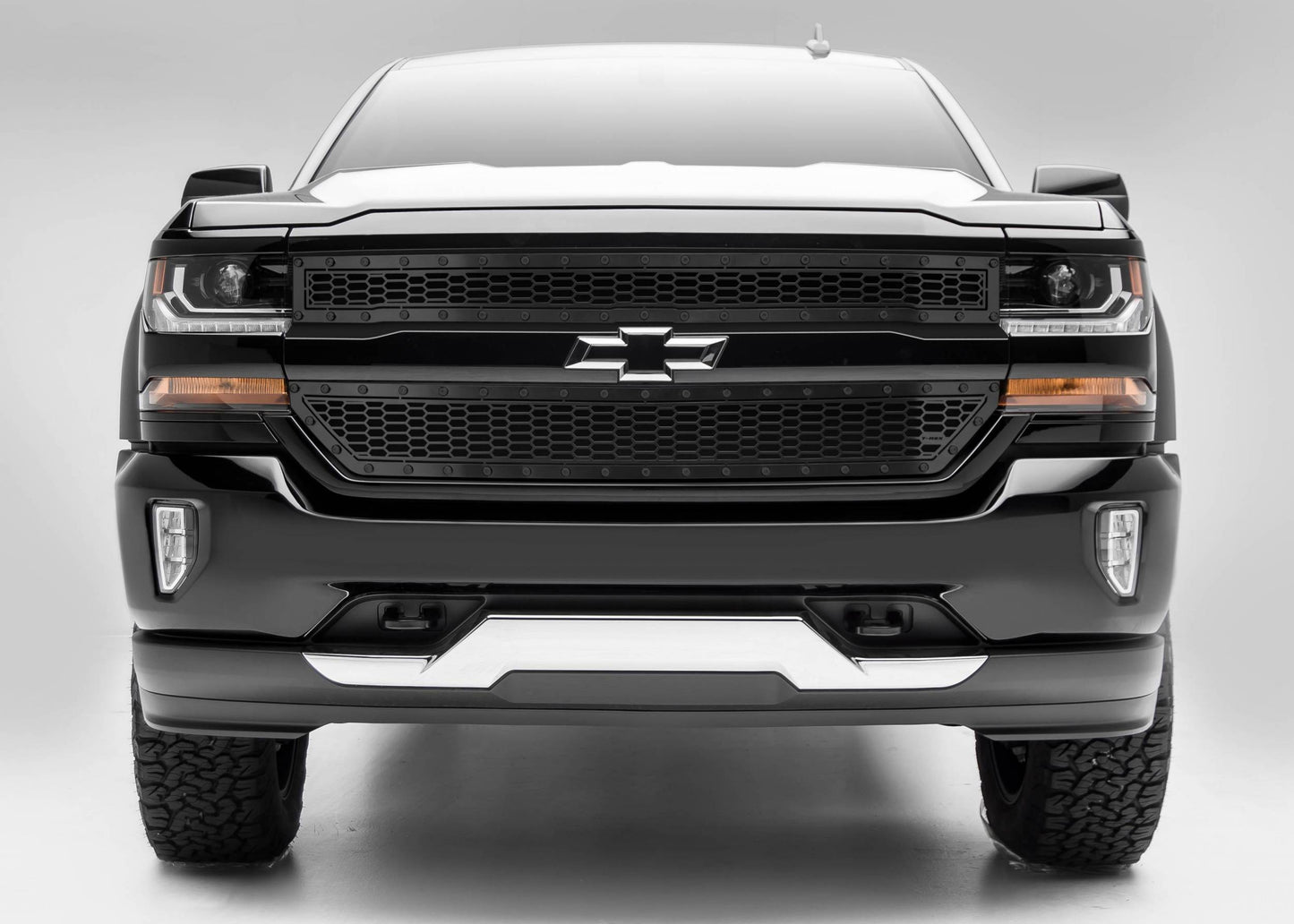T-REX Grilles 7711241-BR Black Mild Steel Laser Cut Pattern Grille Fits 2016-2018 Chevrolet Silverado 1500 Z71