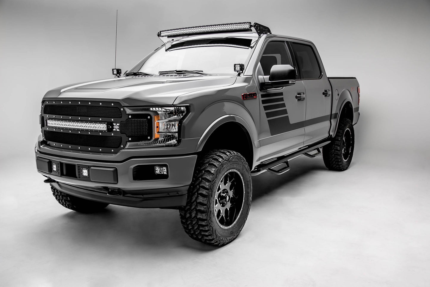 ZROADZ Z335662-KIT-C Black Mild Steel Front Roof LED Kit Fits 2015-2023 Ford F-150