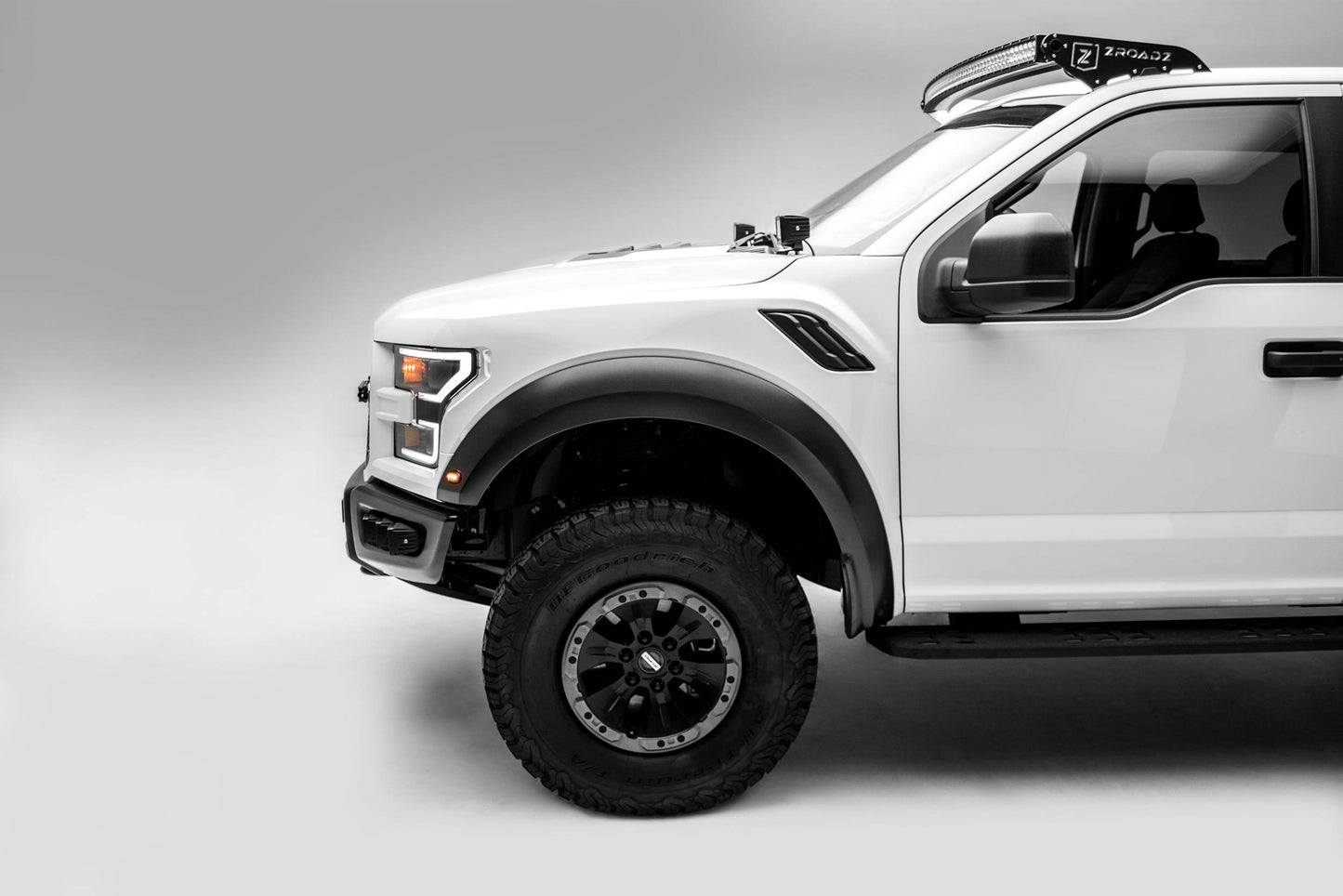 ZROADZ Z335662-KIT-C Black Mild Steel Front Roof LED Kit Fits 2015-2023 Ford F-150