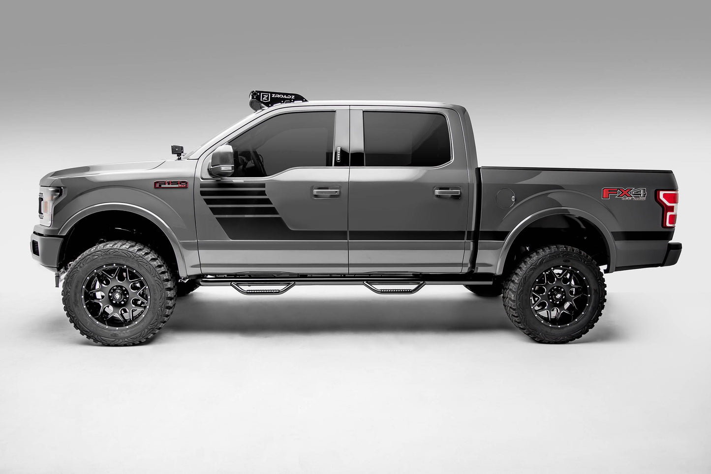 ZROADZ Z335662-KIT-C Black Mild Steel Front Roof LED Kit Fits 2015-2023 Ford F-150