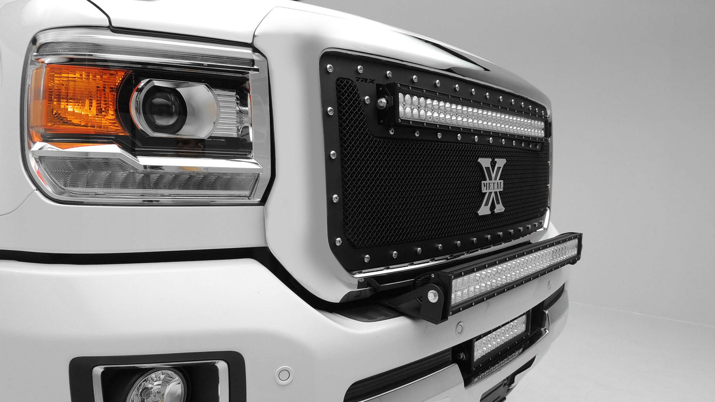 ZROADZ Z321221-KIT Black Mild Steel Front Bumper Top LED Kit Fits 2015-2019 Chevrolet Silverado 2500 3500