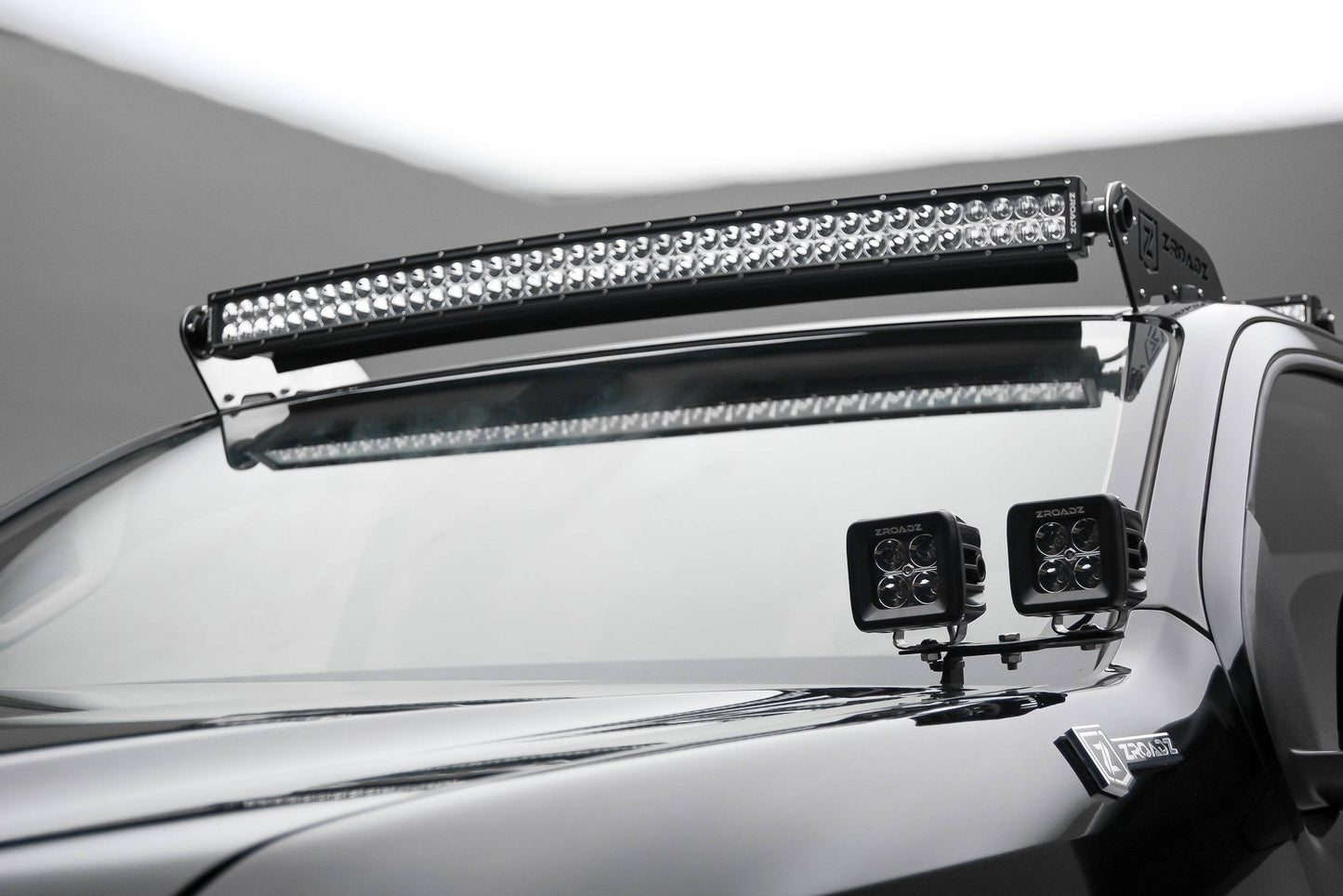 ZROADZ Z332671-KIT-C Black Mild Steel Front Roof LED Kit Fits 2015-2020 Chevrolet Colorado