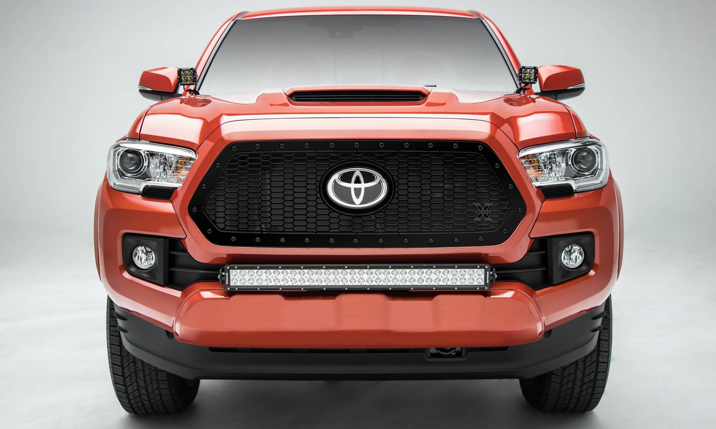 T-REX Grilles 7719511-BR Black Mild Steel Laser Cut Pattern Grille Fits 2018-2023 Toyota Tacoma