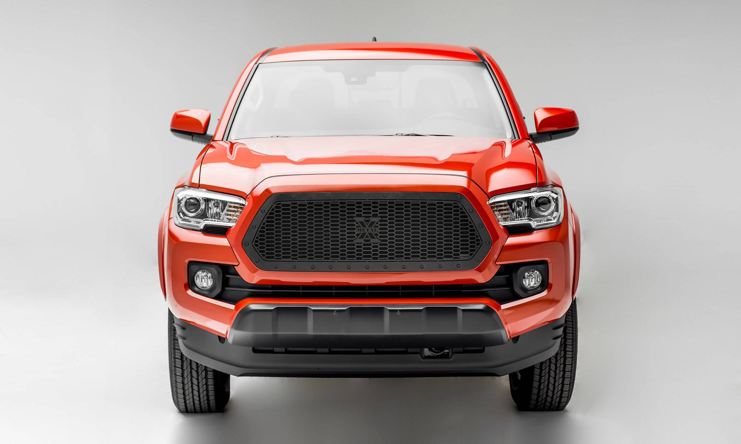 T-REX Grilles 7719411-BR Black Mild Steel Laser Cut Pattern Grille Fits 2016-2017 Toyota Tacoma