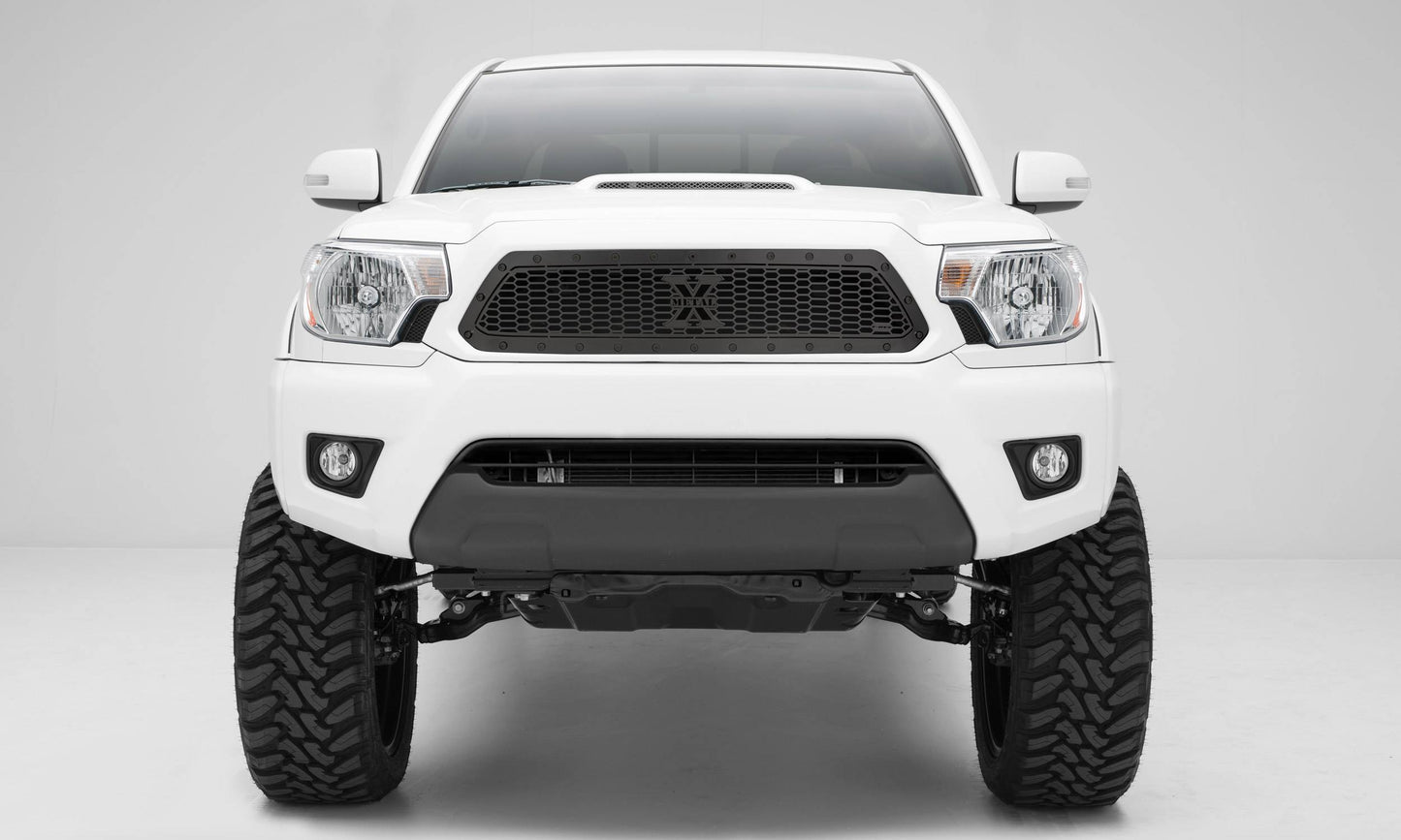 T-REX Grilles 7719381-BR Black Mild Steel Laser Cut Pattern Grille Fits 2012-2015 Toyota Tacoma
