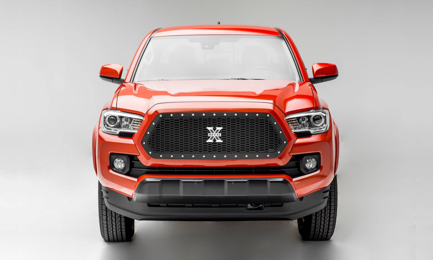 T-REX Grilles 7719411 Black Mild Steel Laser Cut Pattern Grille Fits 2016-2017 Toyota Tacoma