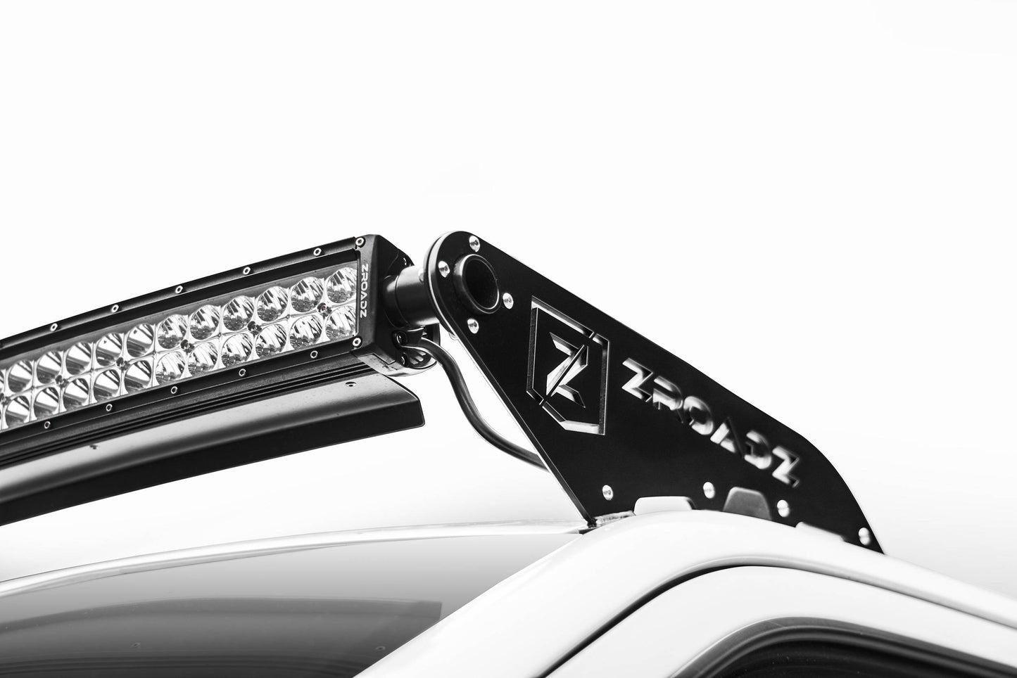 ZROADZ Z335662 Black Mild Steel Front Roof LED Bracket Fits 2015-2023 Ford F-150