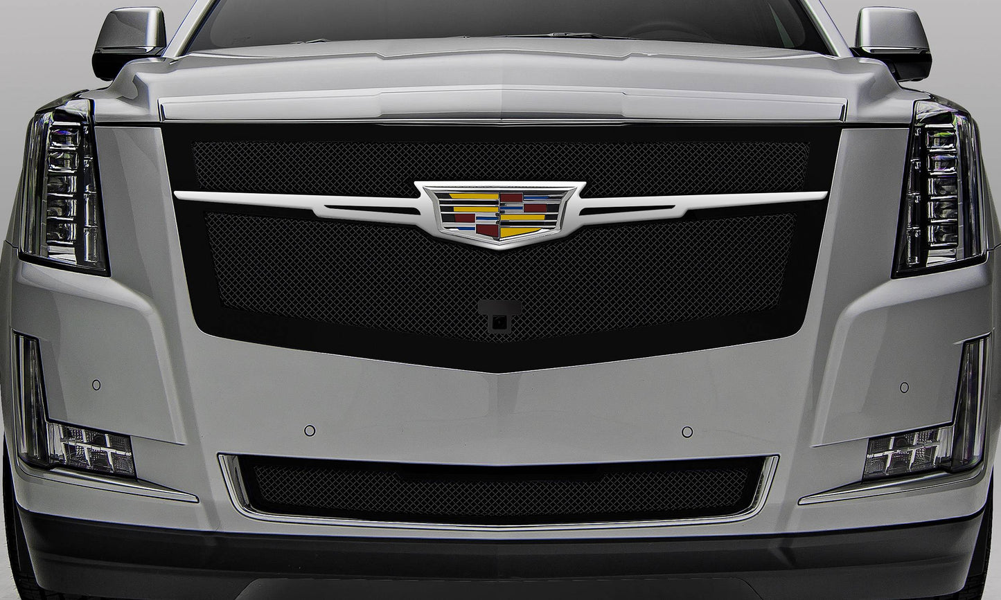 T-REX Grilles 51191 Black Stainless Steel Small Mesh Grille Fits 2015i-2020 Cadillac Escalade Escalade EXT Escalade ESV