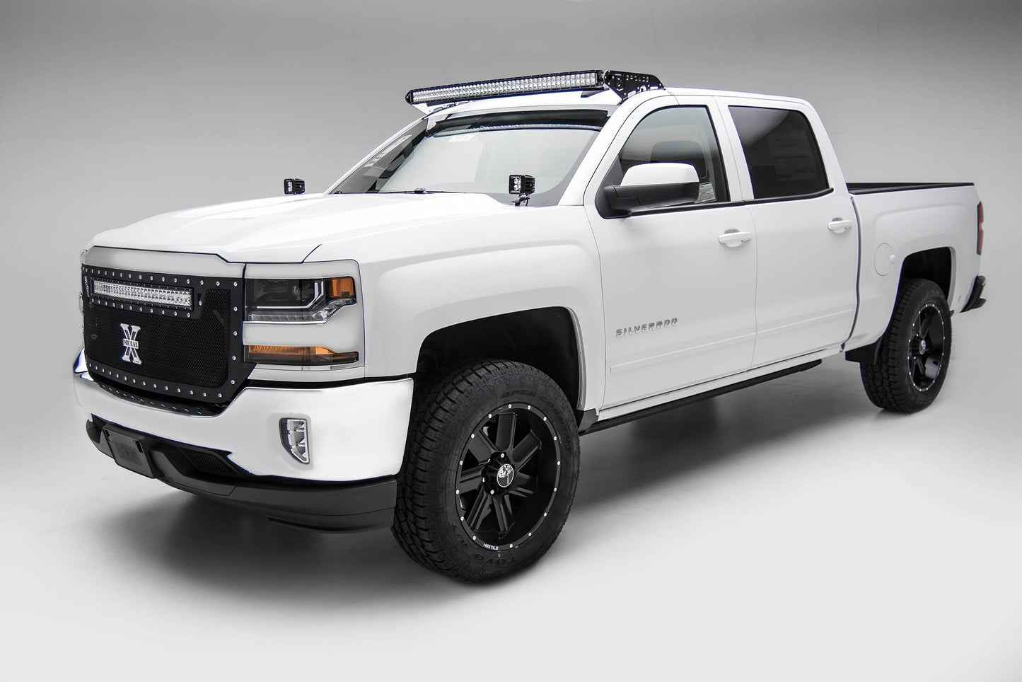 ZROADZ Z332081-KIT-C Black Mild Steel Front Roof LED Kit Fits 2014 -2018 Chevrolet Silverado 1500