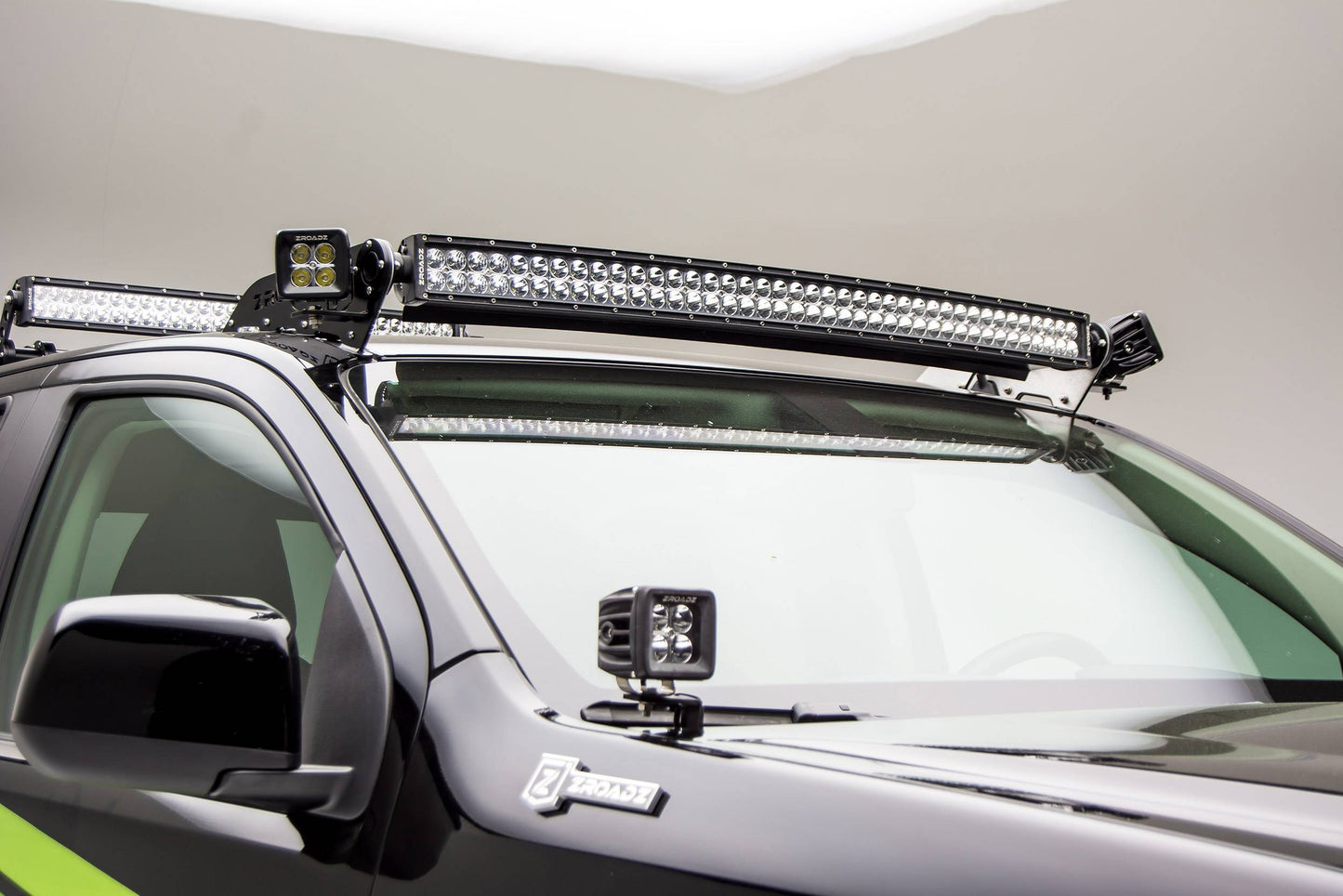 ZROADZ Z330001 Black Mild Steel Front Roof LED Bracket Fits