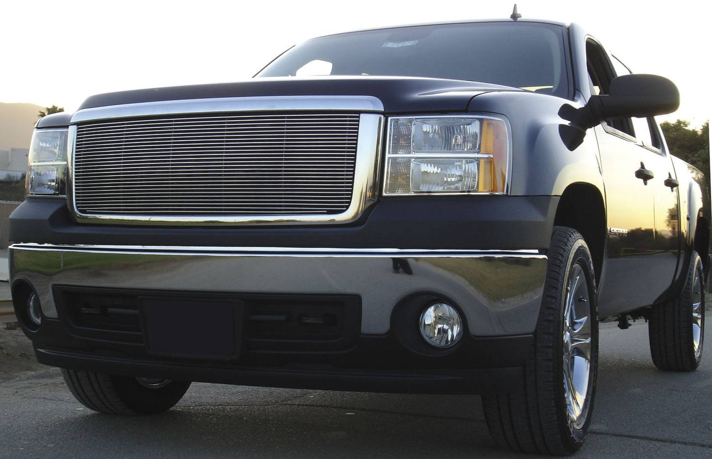 T-REX Grilles 20205 Polished Aluminum Horizontal Grille Fits 2007-2013 GMC Sierra 1500