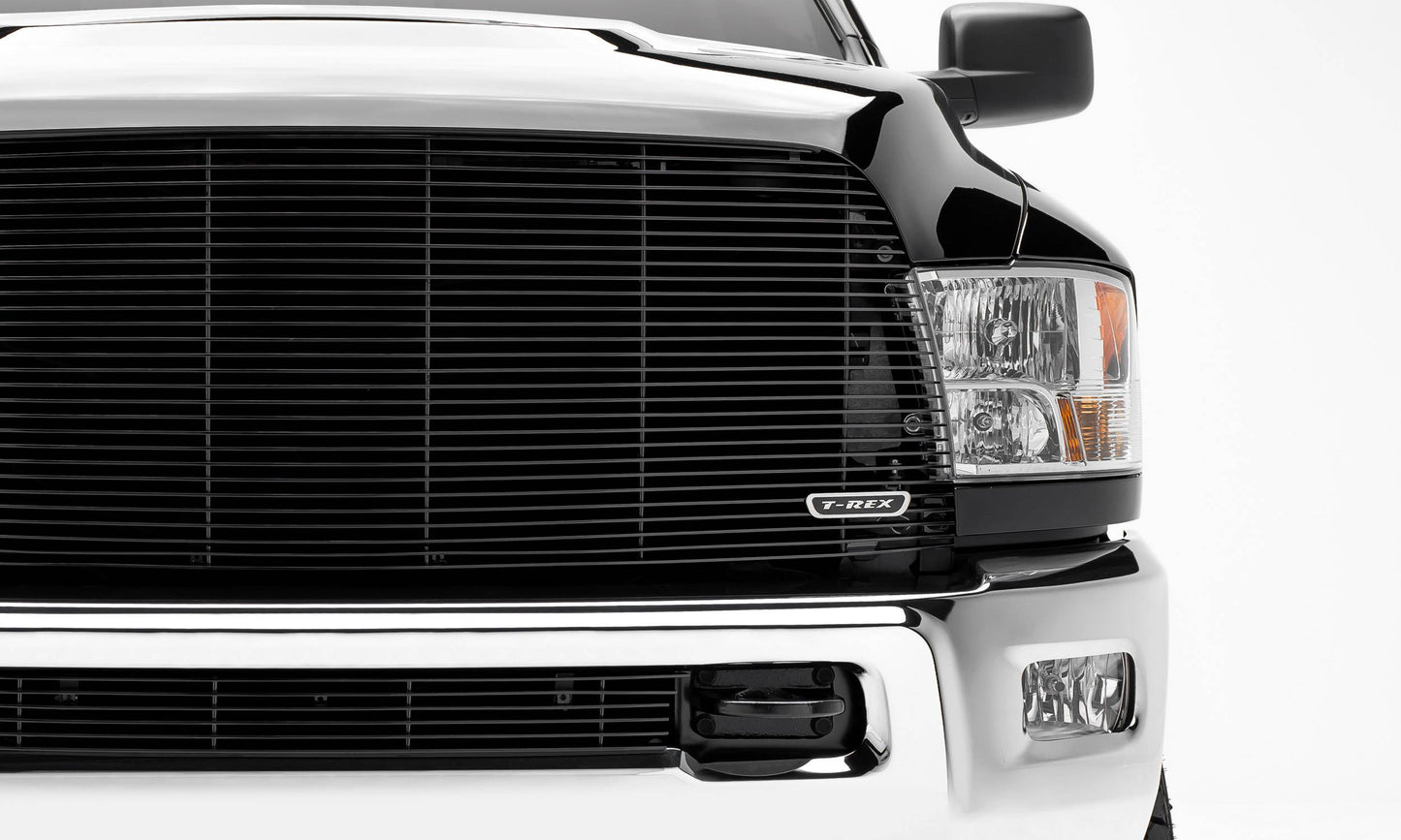 T-REX Grilles 20452B Black Aluminum Horizontal Grille Fits 2013-2018 Ram 2500 3500