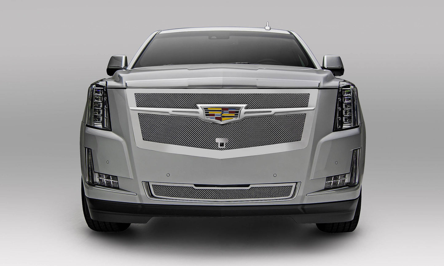 T-REX Grilles 56191 Chrome Stainless Steel Small Mesh Grille Fits 2015i-2020 Cadillac Escalade Escalade EXT Escalade ESV