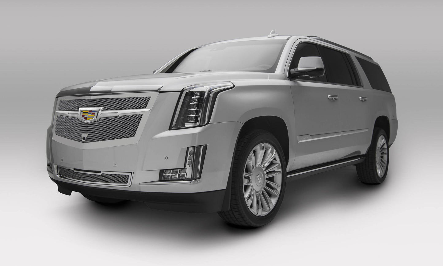 T-REX Grilles 56191 Chrome Stainless Steel Small Mesh Grille Fits 2015i-2020 Cadillac Escalade Escalade EXT Escalade ESV