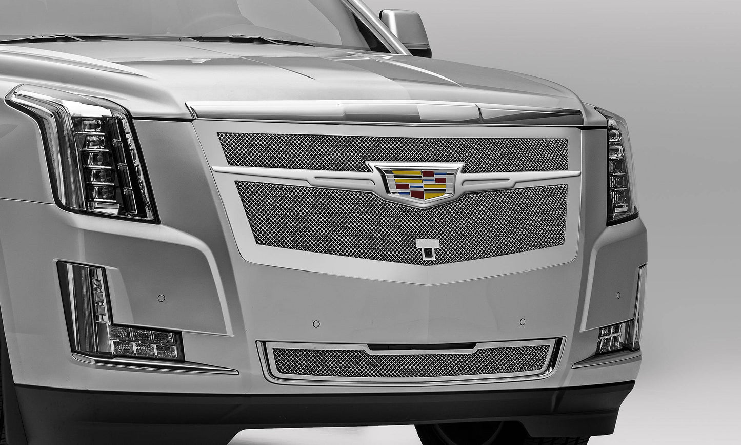 T-REX Grilles 56191 Chrome Stainless Steel Small Mesh Grille Fits 2015i-2020 Cadillac Escalade Escalade EXT Escalade ESV