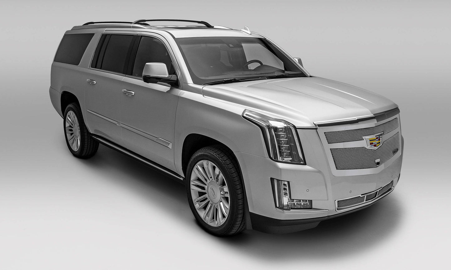 T-REX Grilles 56181 Chrome Stainless Steel Small Mesh Grille Fits 2015i-2020 Cadillac Escalade Escalade EXT Escalade ESV