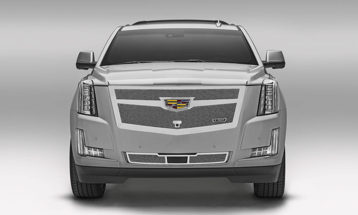 T-REX Grilles 56181 Chrome Stainless Steel Small Mesh Grille Fits 2015i-2020 Cadillac Escalade Escalade EXT Escalade ESV