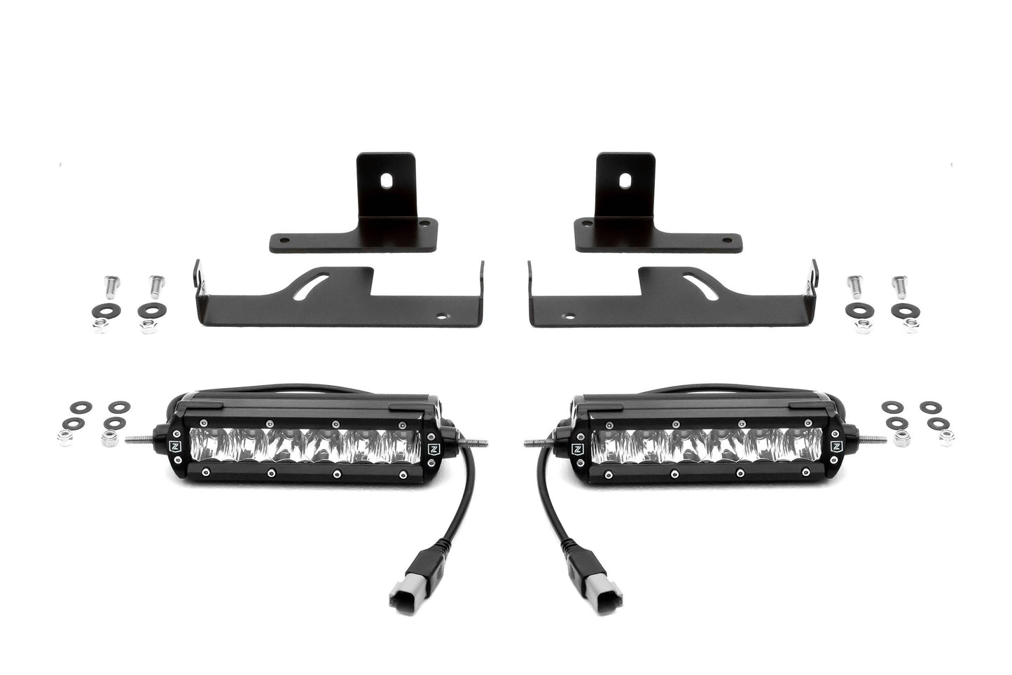 ZROADZ Z385881-KIT Black Mild Steel Rear Bumper LED Kit Fits 2019-2023 Ford Ranger