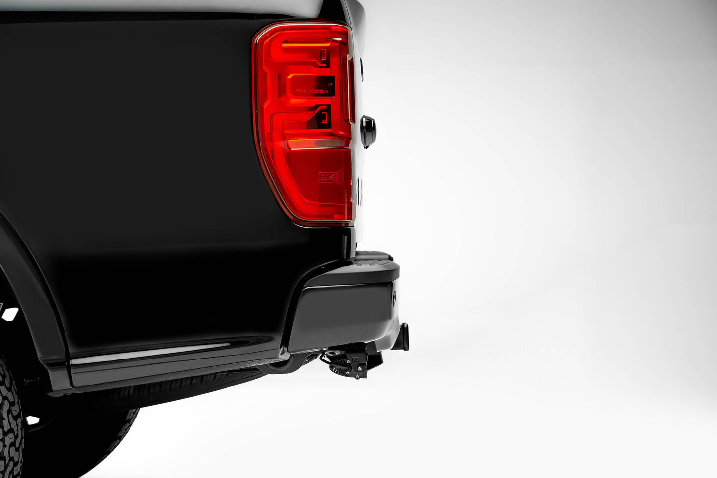 ZROADZ Z385881-KIT Black Mild Steel Rear Bumper LED Kit Fits 2019-2023 Ford Ranger