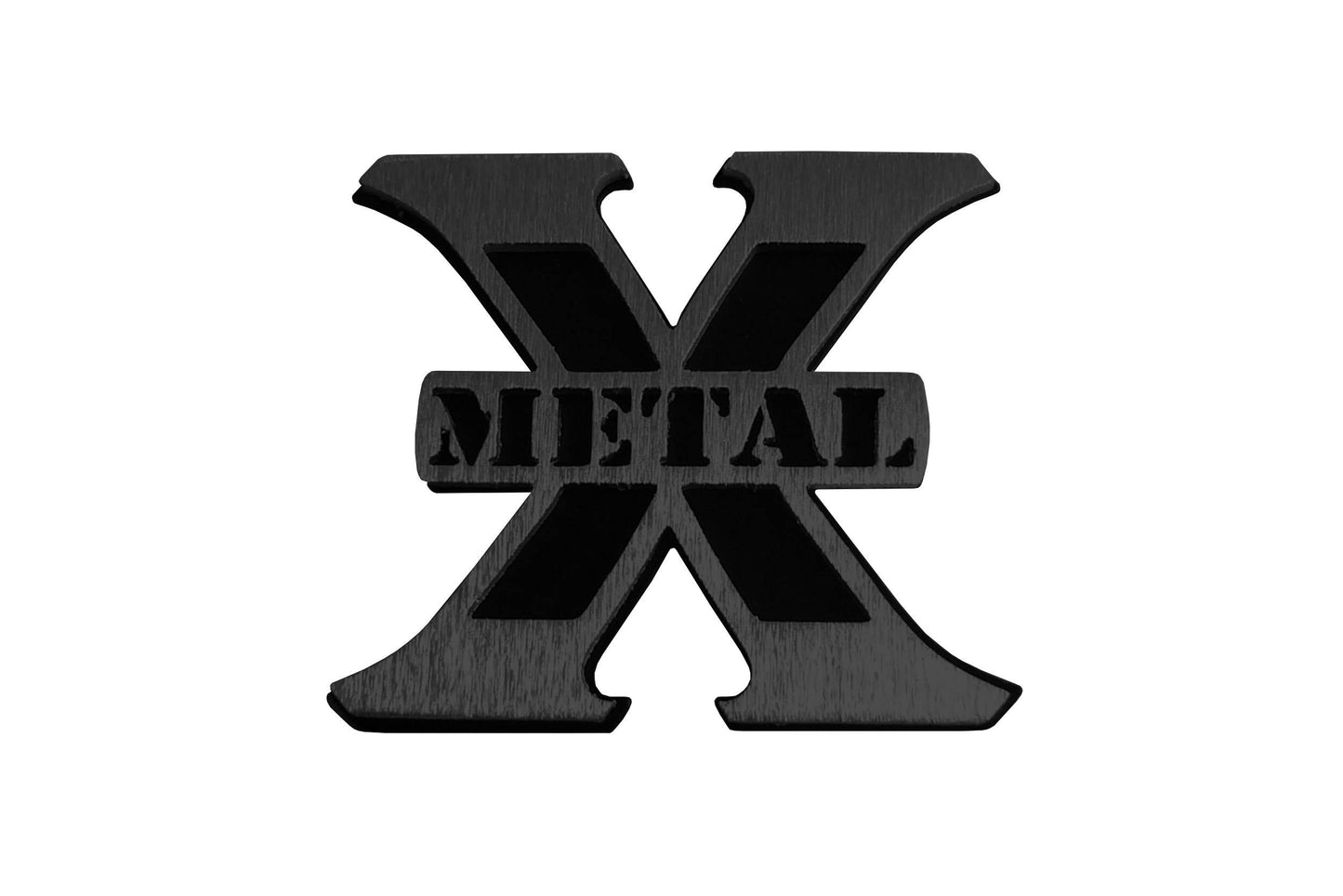 T-REX Grilles 6710012 Black Mild Steel Badge Logo