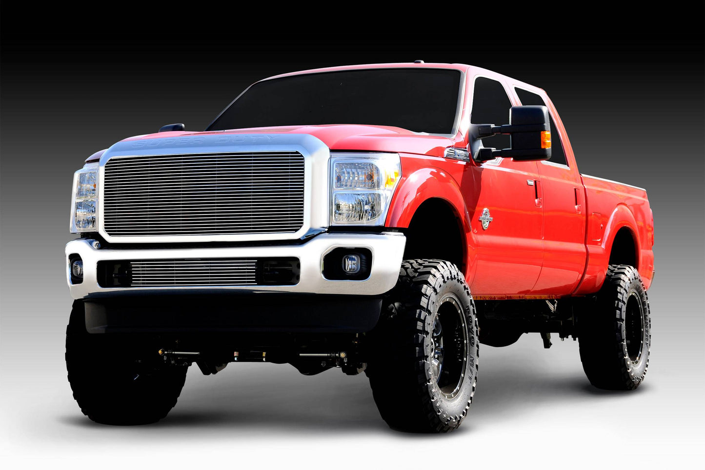 T-REX Grilles 20546 Polished Aluminum Horizontal Grille Fits 2011-2016 Ford F-250 F-350 F-450 F-550