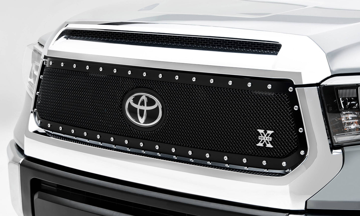 T-REX Grilles 6719661 Black Mild Steel Small Mesh Grille Fits 2018-2021 Toyota Tundra