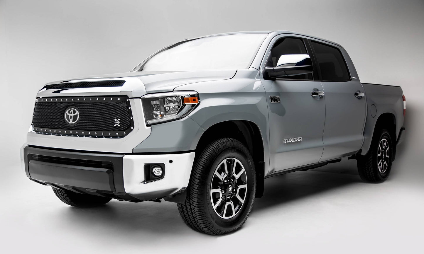 T-REX Grilles 6719661 Black Mild Steel Small Mesh Grille Fits 2018-2021 Toyota Tundra