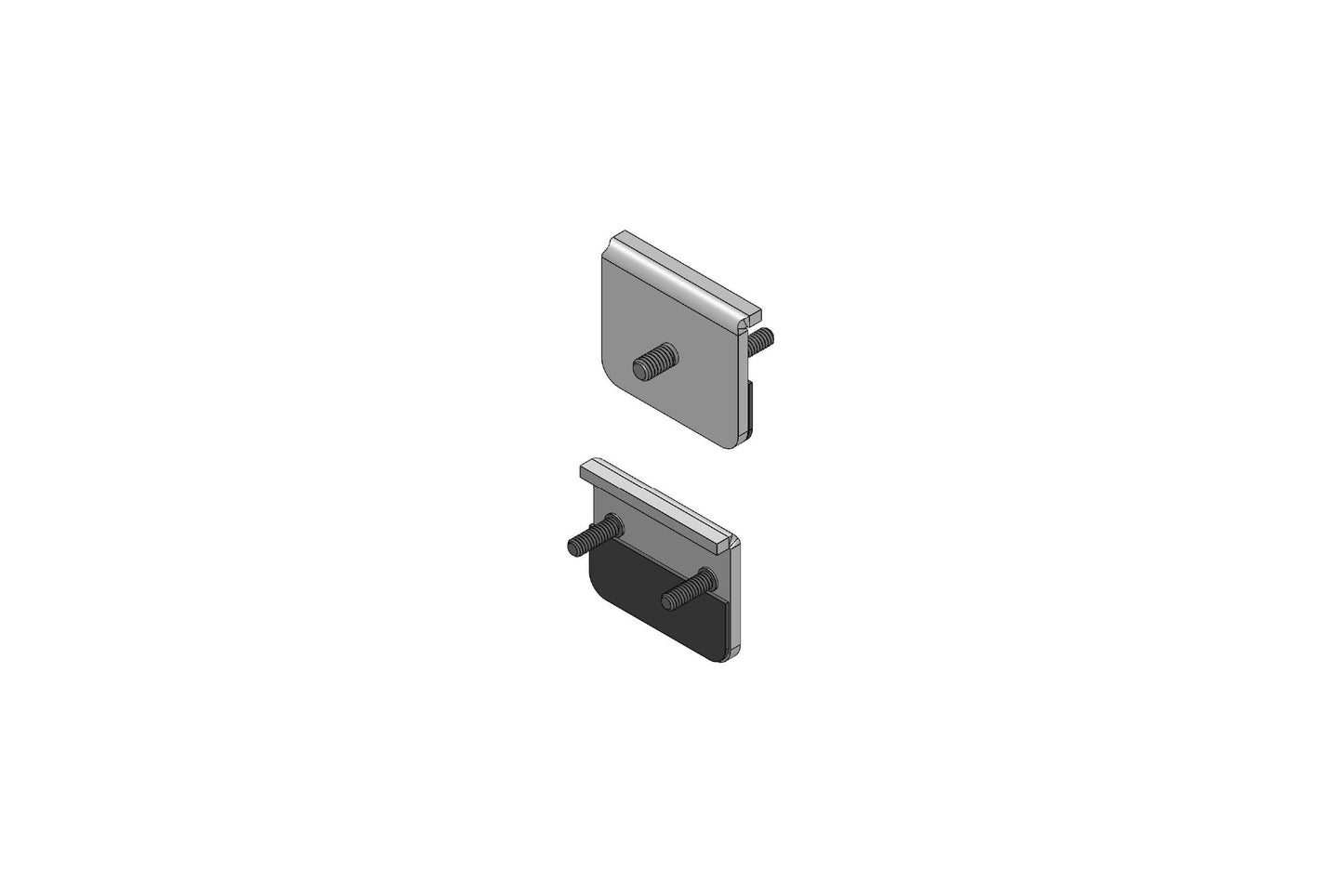 ZROADZ Z390001 Black Mild Steel Panel Clamp LED Bracket Fits 2015-2020 Chevrolet Colorado